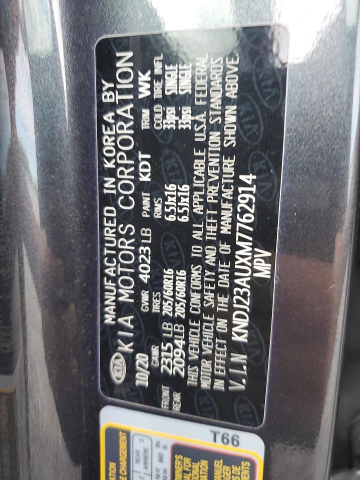 KNDJ23AUXM7762914 2021 Kia Soul Lx