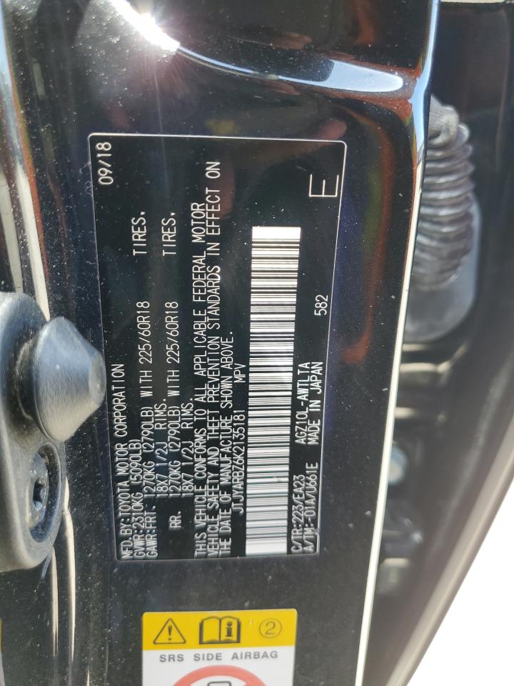 JTJYARBZ6K2135181 2019 Lexus Nx 300 Base