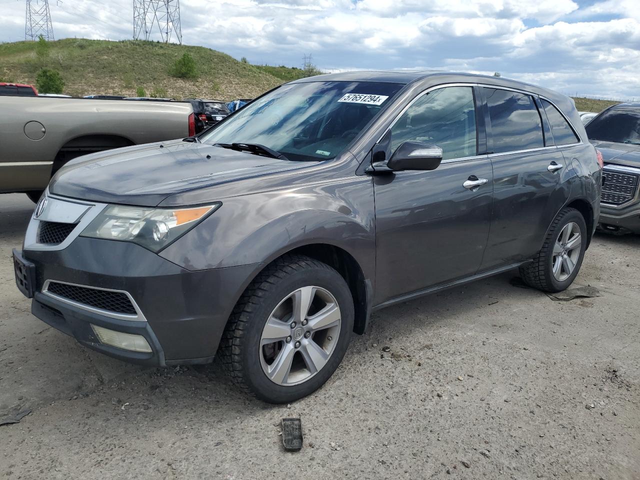 2012 Acura Mdx Technology vin: 2HNYD2H39CH545075