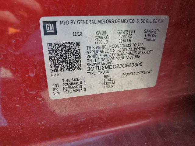 2018 GMC SIERRA K15 - 3GTU2MEC2JG620805