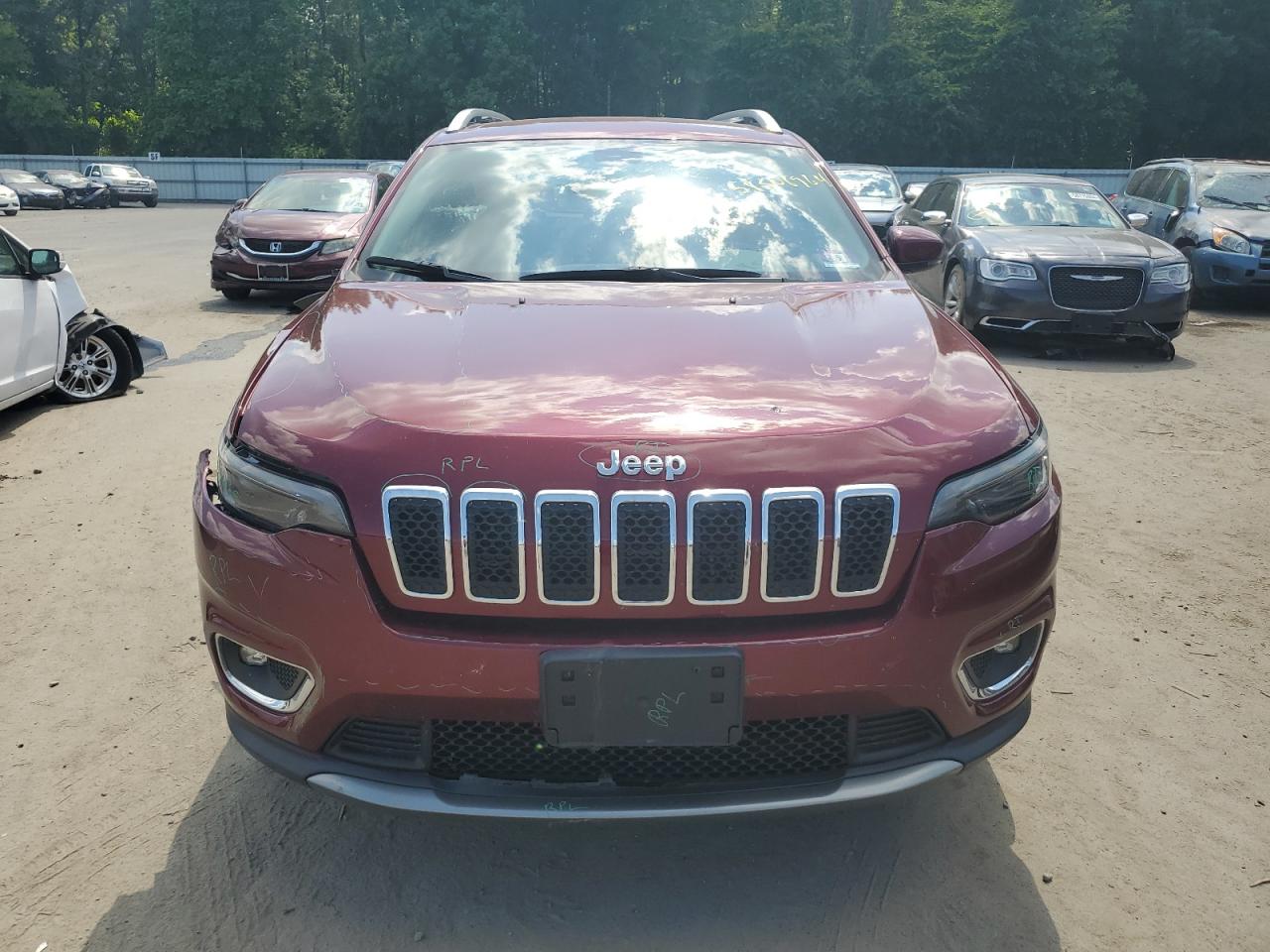 2019 Jeep Cherokee Limited vin: 1C4PJMDX2KD319597