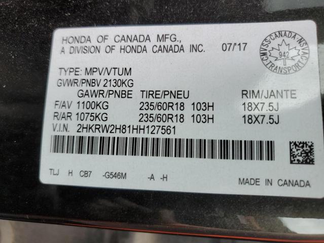2017 HONDA CR-V EXL - 2HKRW2H81HH127561