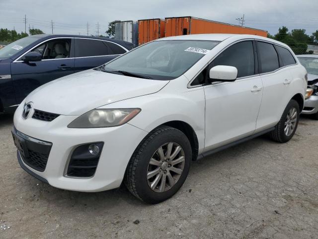 MAZDA CX-7 2011 white  gas JM3ER2A50B0388584 photo #1