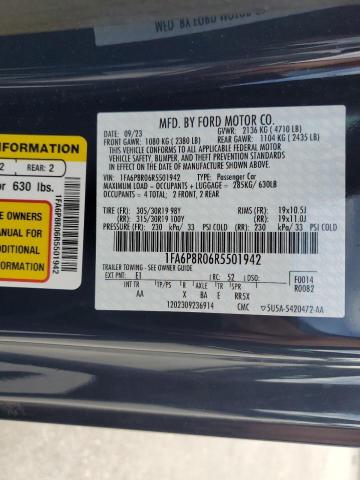 2024 FORD MUSTANG DA - 1FA6P8R06R5501942