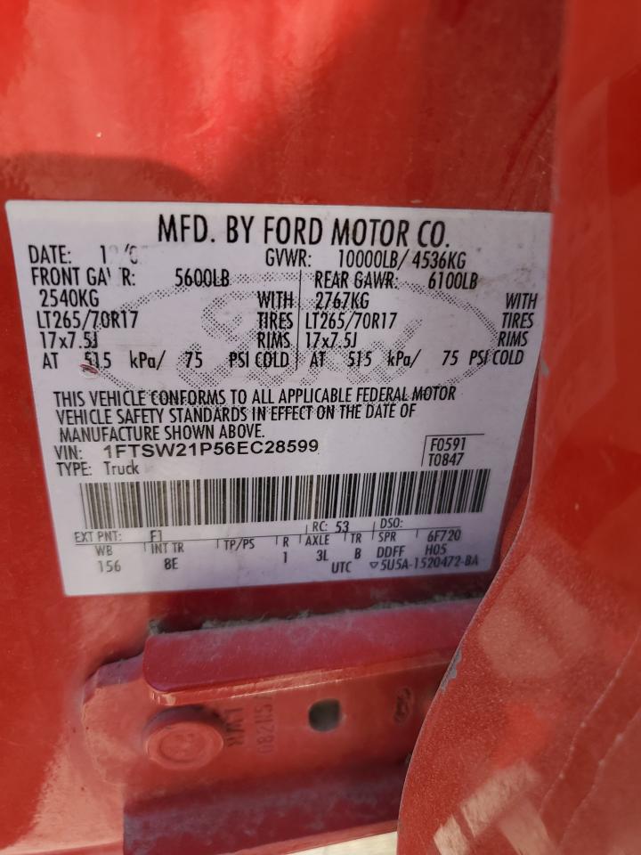 1FTSW21P56EC28599 2006 Ford F250 Super Duty