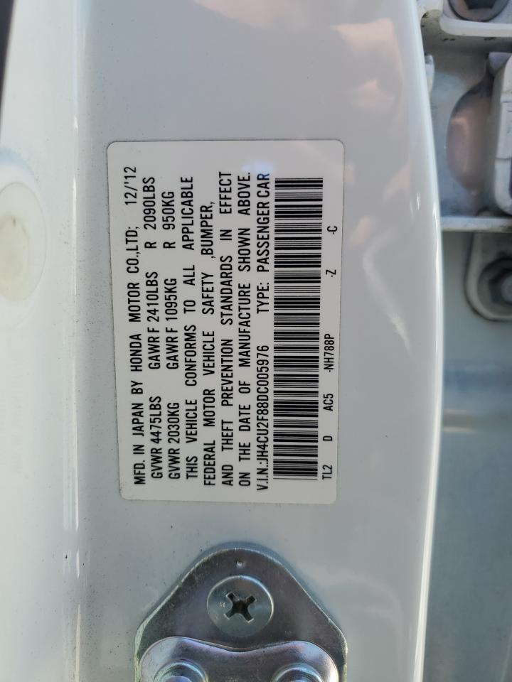 JH4CU2F88DC005976 2013 Acura Tsx Se