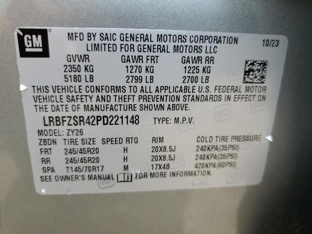 2023 Buick Envision Avenir VIN: LRBFZSR42PD221148 Lot: 57455134