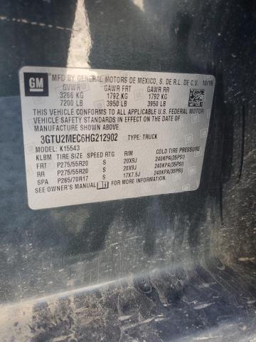 2017 GMC SIERRA K15 - 3GTU2MEC6HG212902