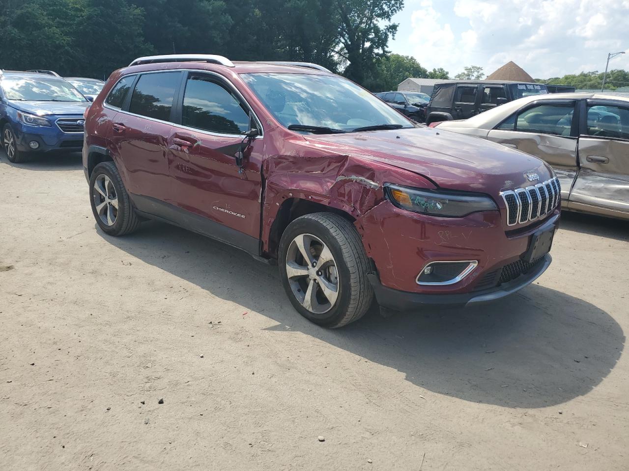 2019 Jeep Cherokee Limited vin: 1C4PJMDX2KD319597