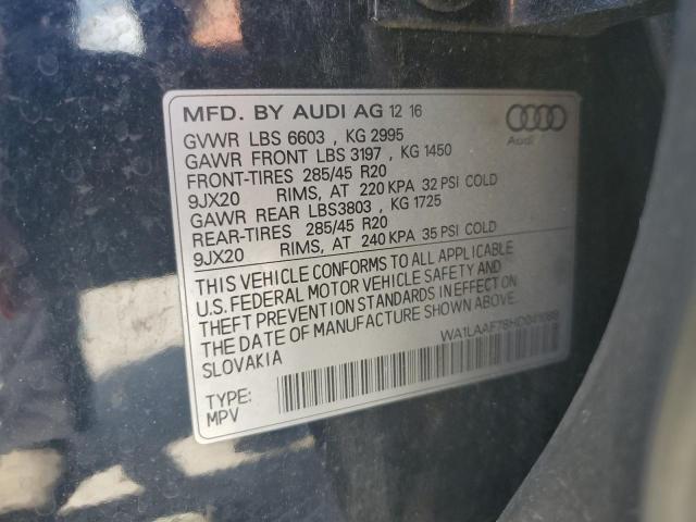 VIN WA1LAAF78HD041088 2017 Audi Q7, Premium Plus no.13