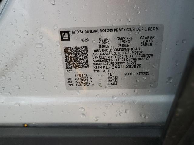 2020 GMC Terrain Slt VIN: 3GKALPEXXLL283870 Lot: 59144114