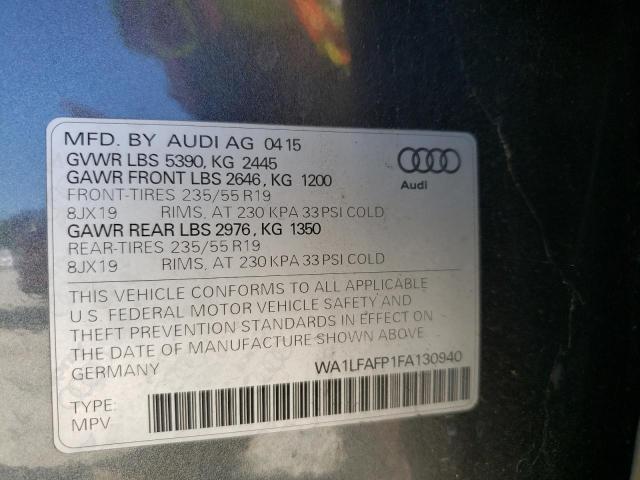 2015 AUDI Q5 PREMIUM - WA1LFAFP1FA130940