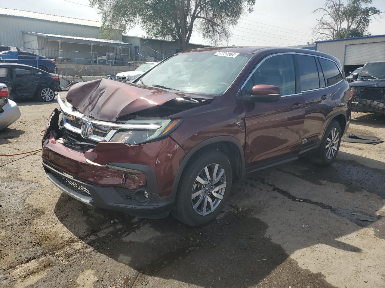 2020 Honda Pilot Ex vin: 5FNYF5H3XLB005564