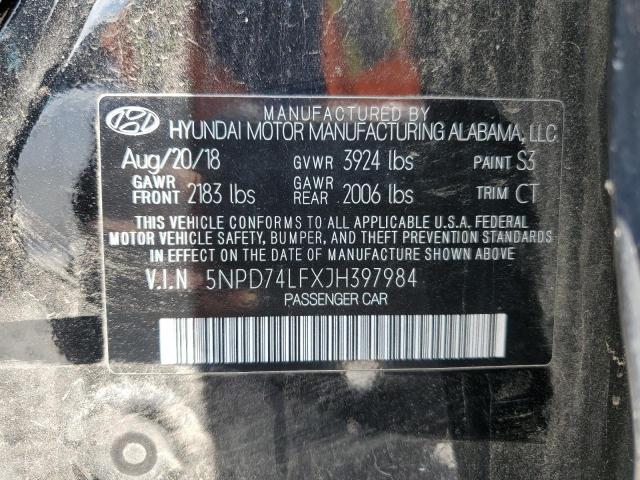 2018 HYUNDAI ELANTRA SE - 5NPD74LFXJH397984