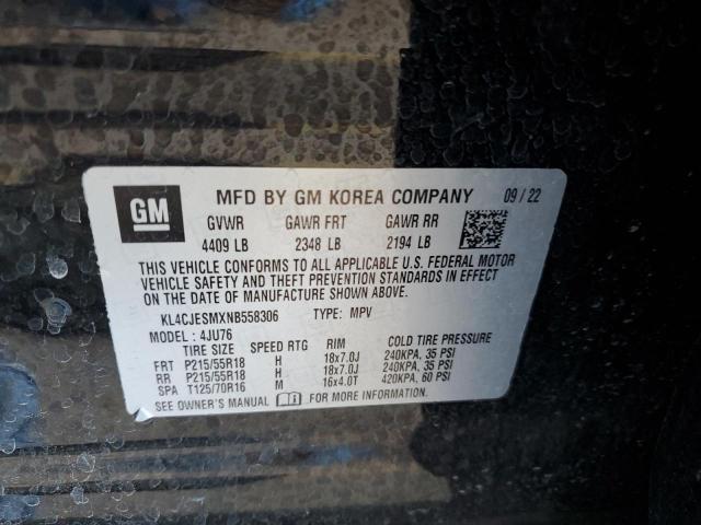 2022 Buick Encore Preferred VIN: KL4CJESMXNB558306 Lot: 60668054