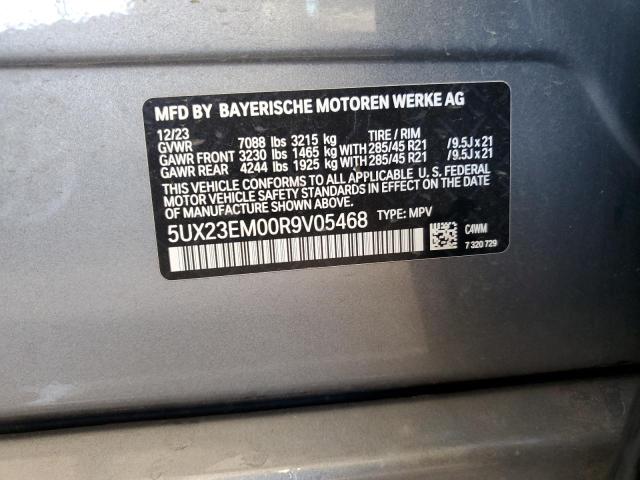 5UX23EM00R9V05468 2024 BMW X7 xDrive40I