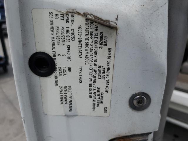 1996 Chevrolet Gmt-400 C1500 VIN: 1GCEC19R4TE108746 Lot: 61034644