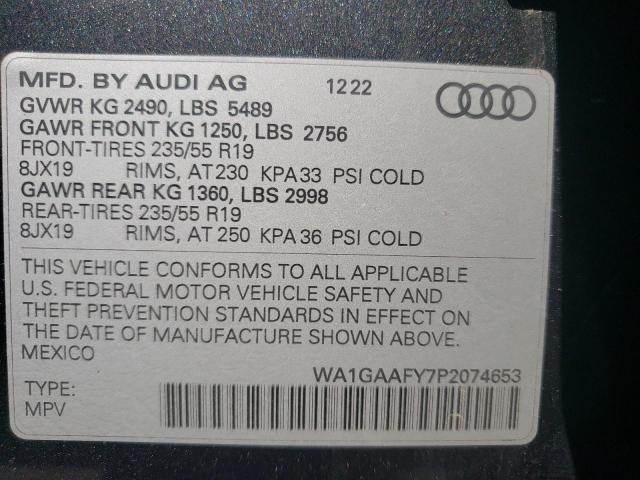 VIN WA1GAAFY7P2074653 2023 Audi Q5, Premium 45 no.13