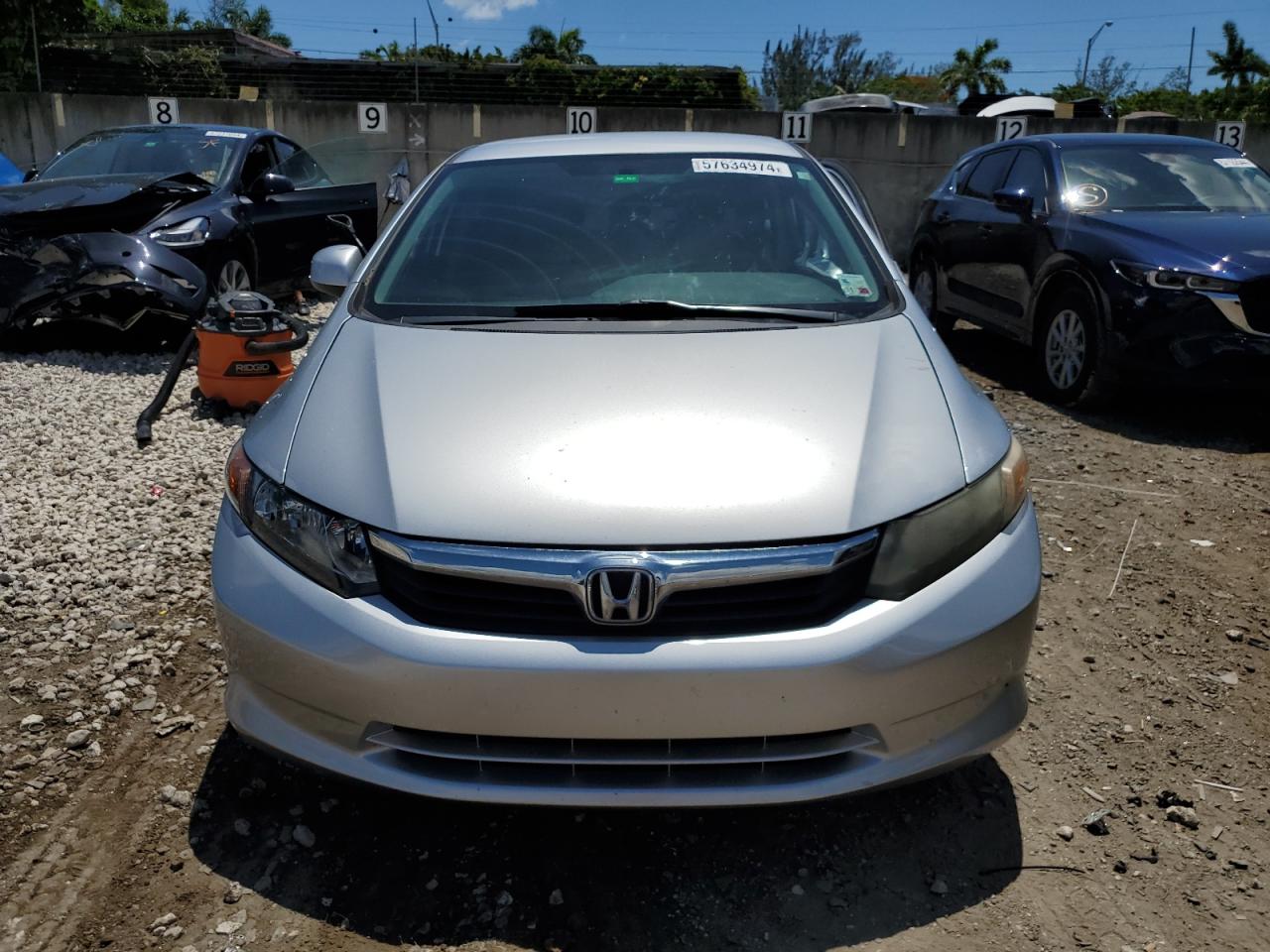 2012 Honda Civic Lx vin: 19XFB2F5XCE082415