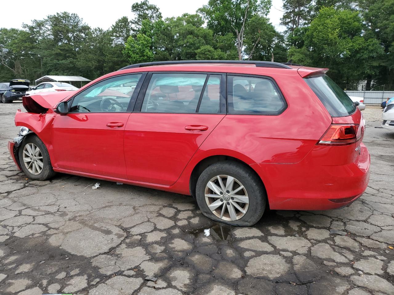 2017 Volkswagen Golf Sportwagen S vin: 3VWC17AU2HM504897