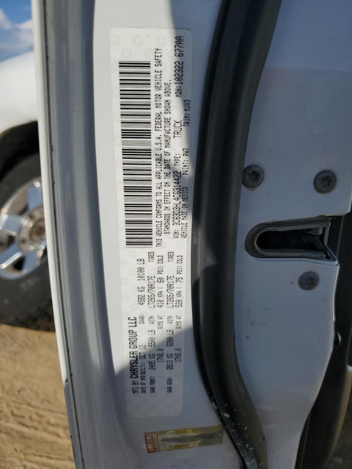3C63D3HL4CG314422 2012 Dodge Ram 3500 Slt