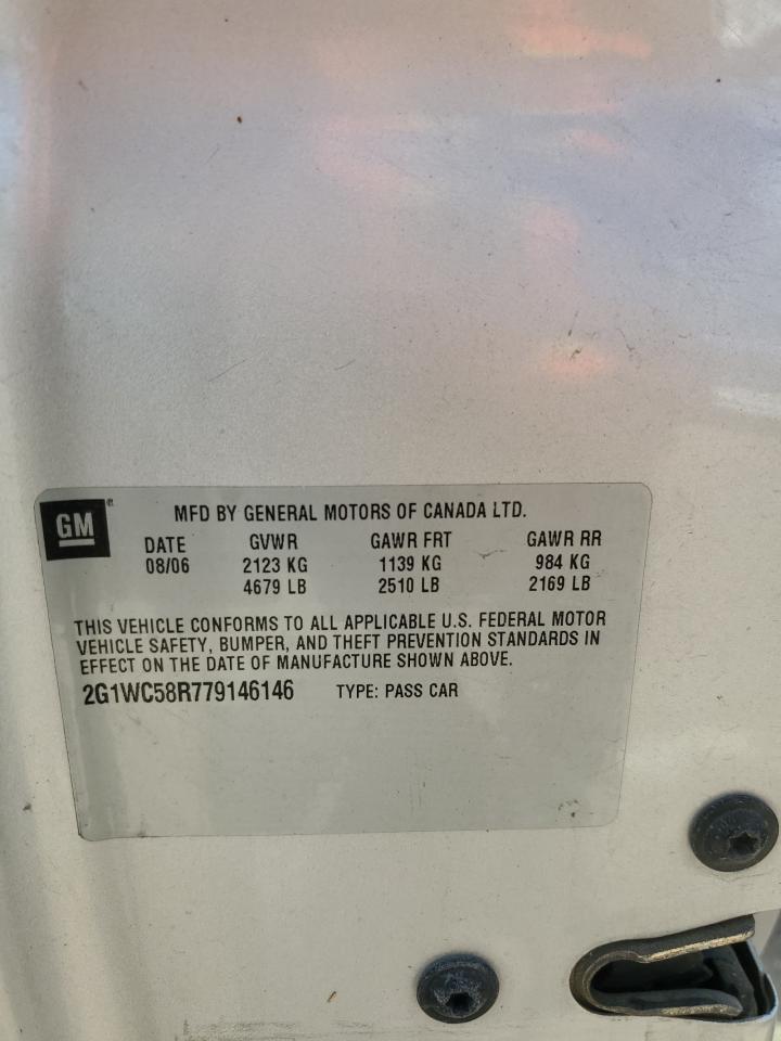 2G1WC58R779146146 2007 Chevrolet Impala Lt