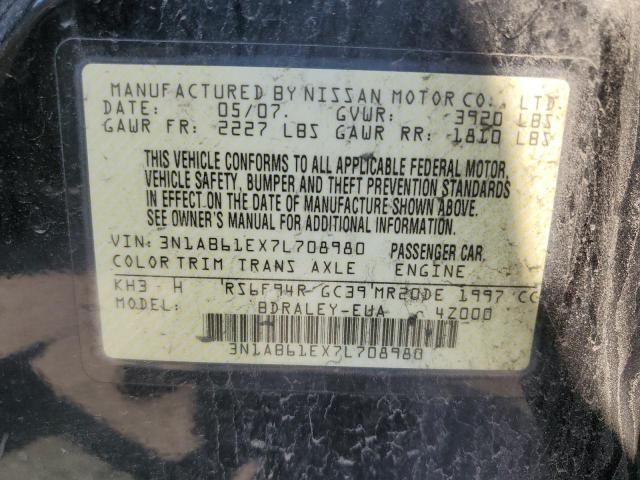 2007 Nissan Sentra 2.0 VIN: 3N1AB61EX7L708980 Lot: 58359624