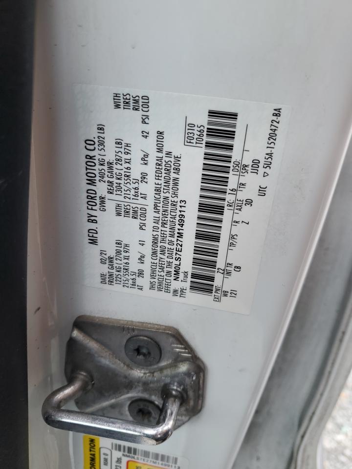 NM0LS7E27M1499113 2021 Ford Transit Connect Xl