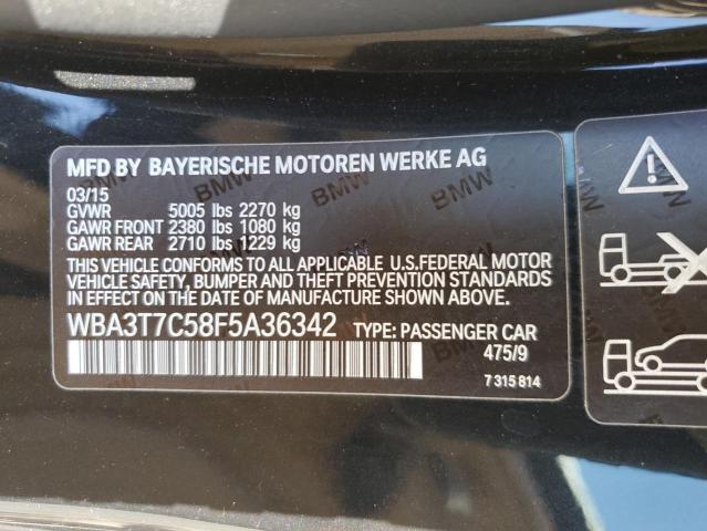 VIN WBA3T7C58F5A36342 2015 BMW 4 Series, 435 XI no.12