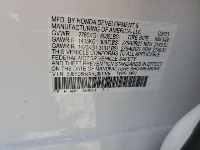 2024 ACURA MDX TYPE S - 5J8YD8H8XRL001976