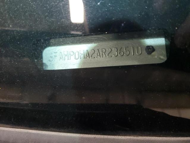 2010 Ford Fusion Se VIN: 3FAHP0HA2AR236510 Lot: 60022654