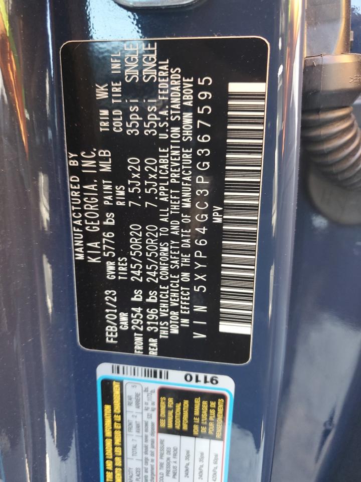 5XYP64GC3PG367595 2023 Kia Telluride S