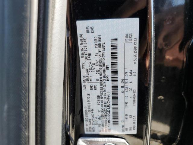 2018 FORD ESCAPE SE - 1FMCU0GD1JUC46930