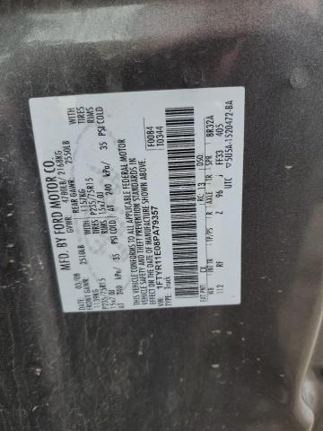 2008 Ford Ranger VIN: 1FTYR11E08PA79357 Lot: 58934024