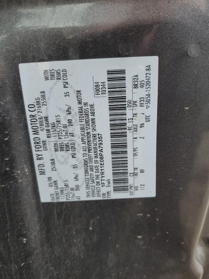 1FTYR11E08PA79357 2008 Ford Ranger