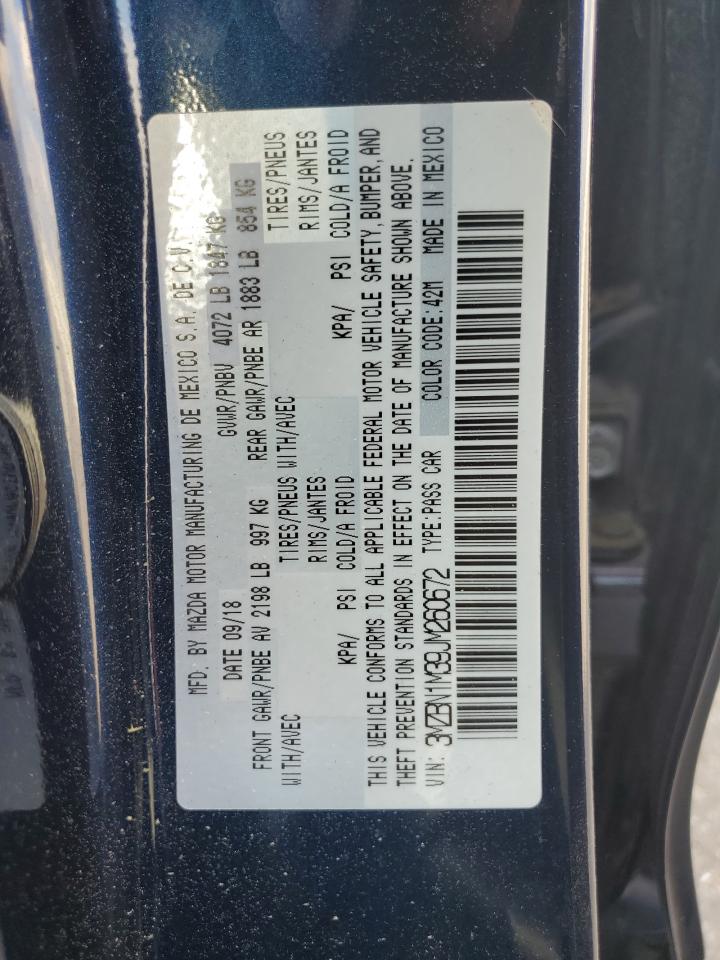 3MZBN1M39JM260672 2018 Mazda 3 Grand Touring
