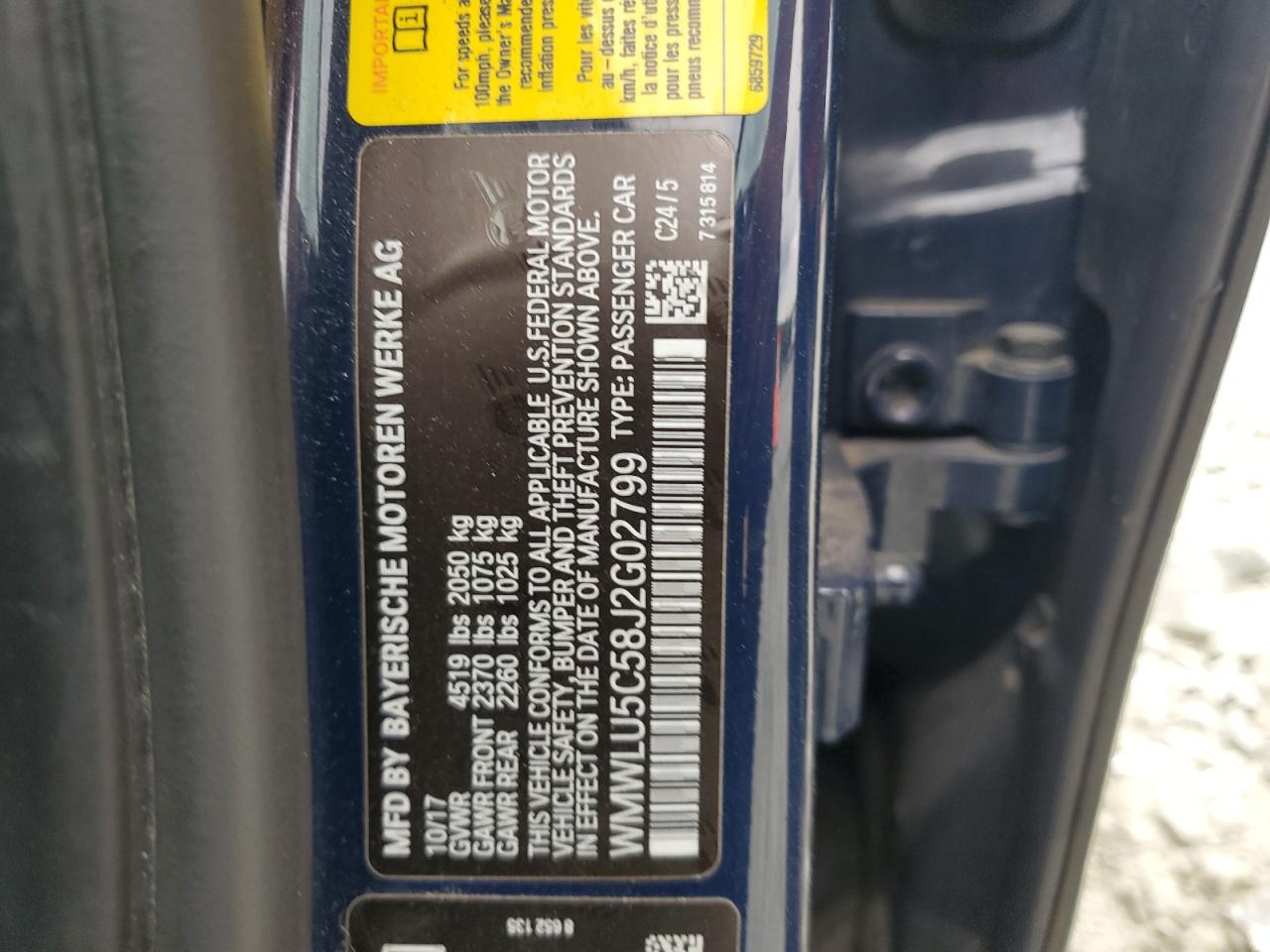 WMWLU5C58J2G02799 2018 Mini Cooper S Clubman All4