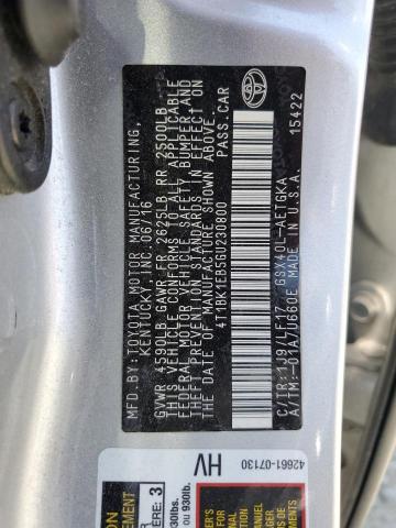 2016 Toyota Avalon Xle VIN: 4T1BK1EB5GU230800 Lot: 59644804