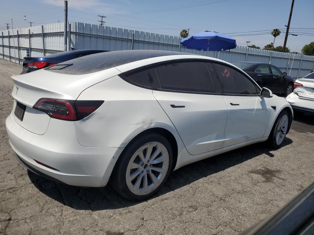 2022 Tesla Model 3 vin: 5YJ3E1EA7NF242556