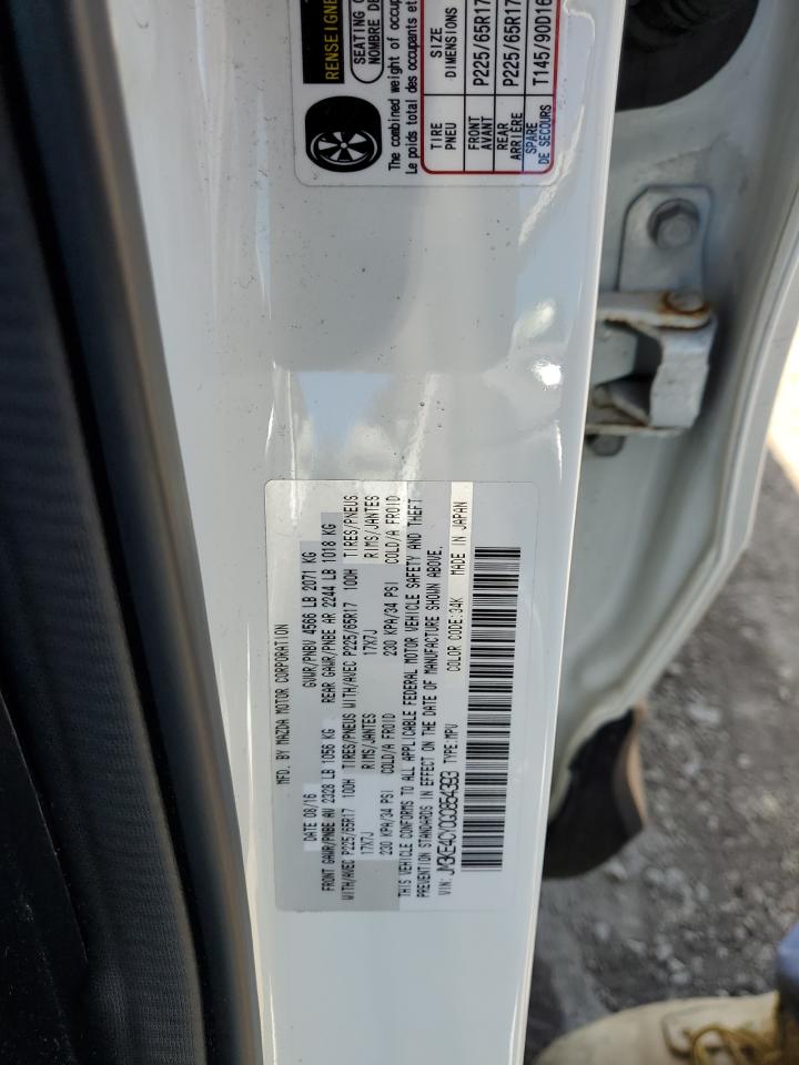 JM3KE4CY0G0854393 2016 Mazda Cx-5 Touring