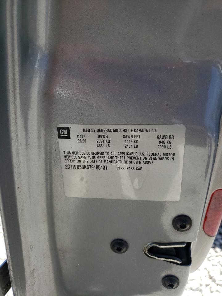 2G1WB58K679185137 2007 Chevrolet Impala Ls