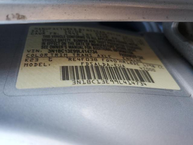 2009 Nissan Versa S VIN: 3N1BC13E99L414734 Lot: 58839294