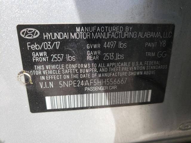 2017 HYUNDAI SONATA SE - 5NPE24AF5HH556667