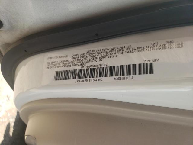 2009 Subaru Outback VIN: 4S4BP60C097341884 Lot: 59935614