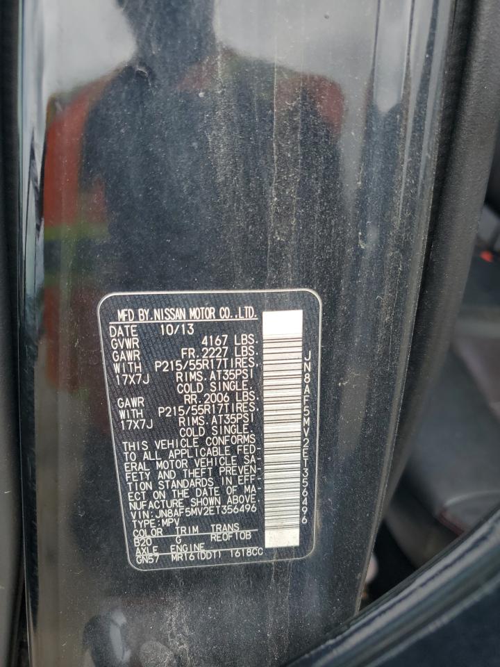 JN8AF5MV2ET356496 2014 Nissan Juke S