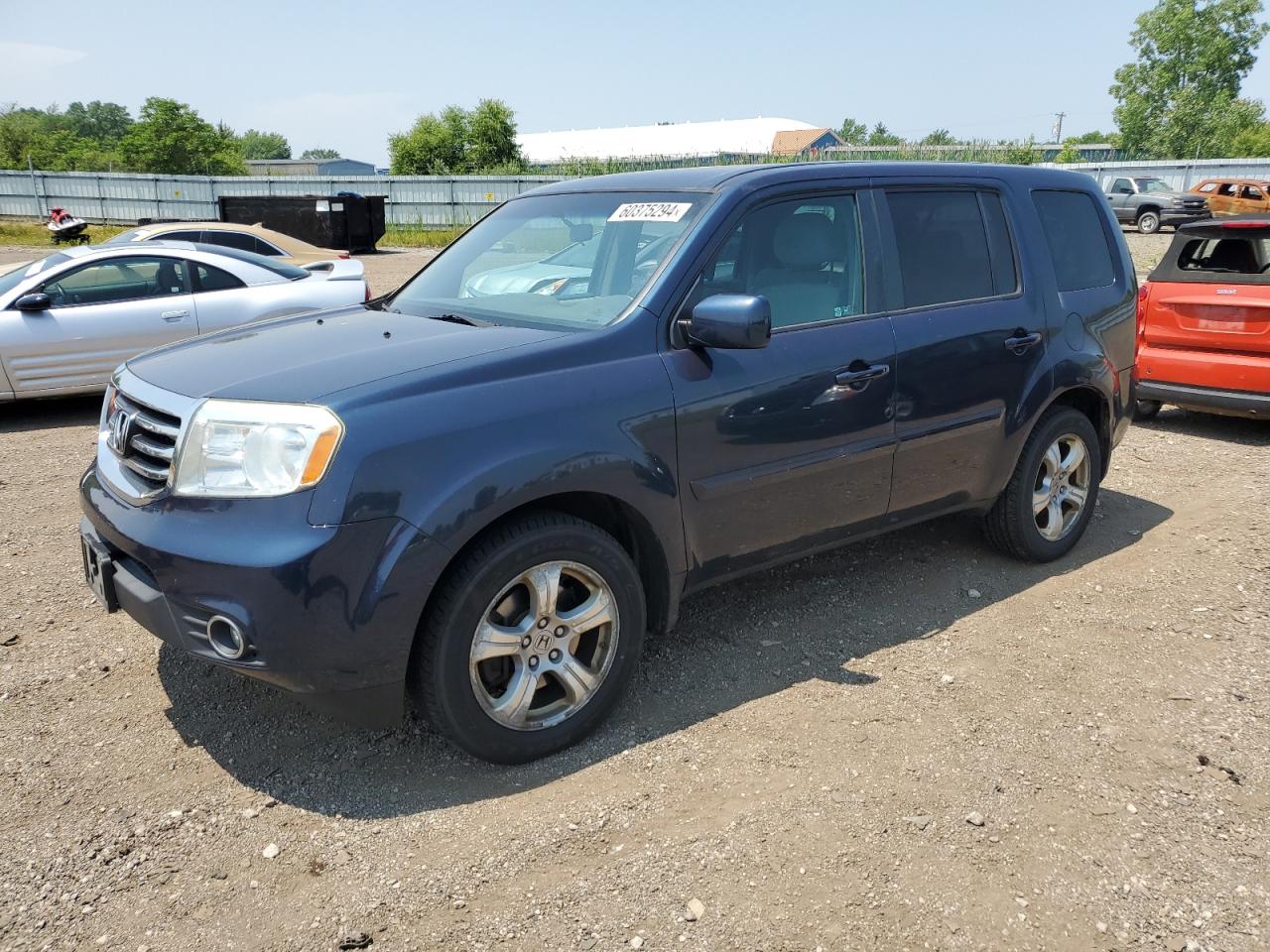 2012 Honda Pilot Ex vin: 5FNYF4H47CB011566