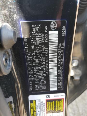 4T1B61HK8KU762566 2019 TOYOTA CAMRY - Image 12