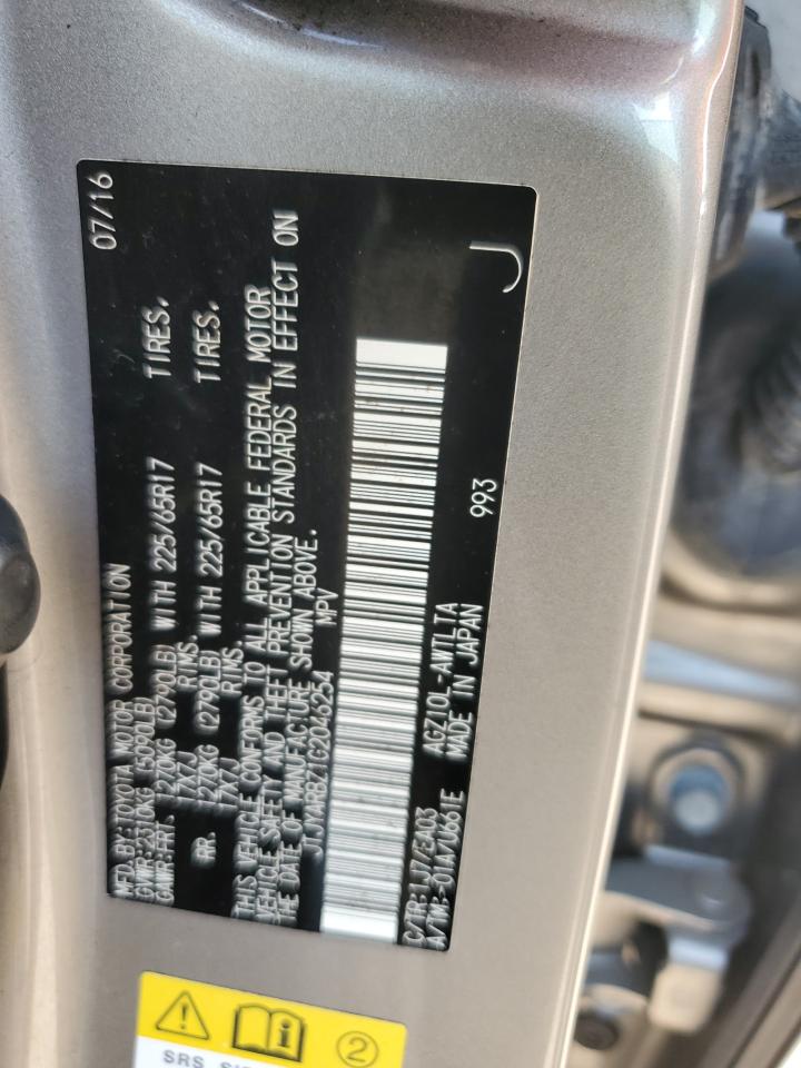 JTJYARBZ1G2046254 2016 Lexus Nx 200T Base