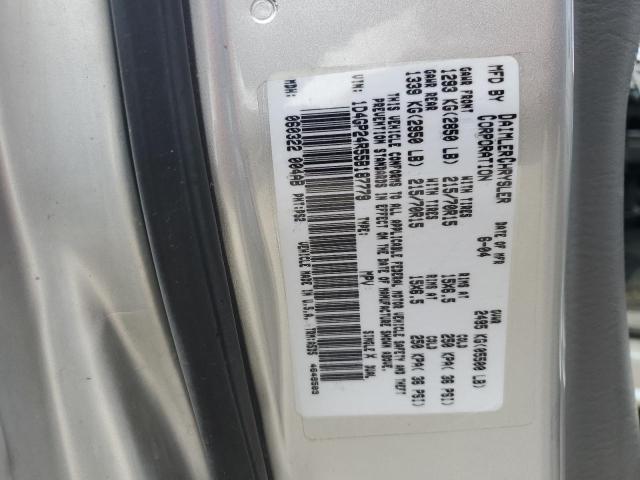 2005 Dodge Grand Caravan Se VIN: 1D4GP24R55B187779 Lot: 59157524