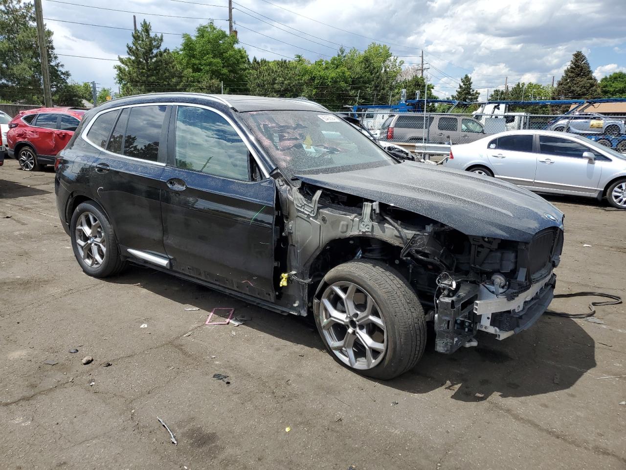 2022 BMW X3 xDrive30I vin: 5UX53DP06N9J89409